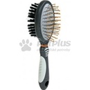 Trixie Obojstranná kefa pre krátkosrsté plemená 6 x 23 cm