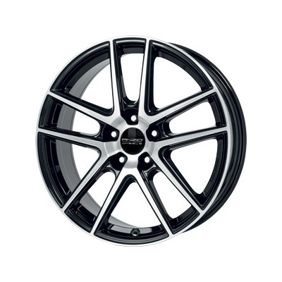 ANZIO Split 7x18 5x114,3 ET38 black polished