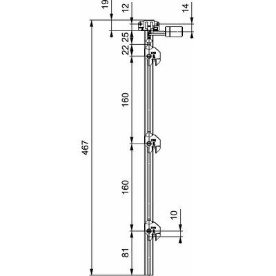 Lehmann Tyč SVS3 TYP 1 1+3 výška 483 mm