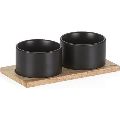 Kela Sada misiek Gunten porcelán čierna 3 ks 23,5 x 12,0 x 7,5 cm 10,0 cm