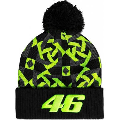 New Era VR46 GEO Cuff beanie černá