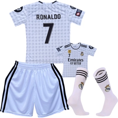 Numberoplus dětský fotbalový dres + ponožky Real Madrid White- Cristiano Ronaldo CR7 Fly Better – Zboží Dáma