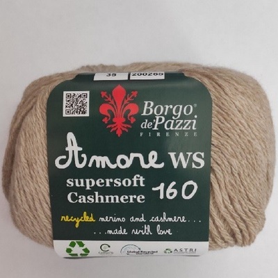 Borgo de' Pazzi Amore WS Super soft Cashmere 160 beige 35