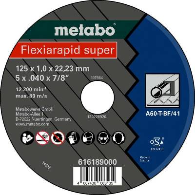 Metabo Rezný kotúč rovný 125 mm 616189000 25 ks