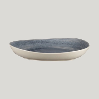 RAK Porcelain Spot talíř hluboký 28 x 22,5 cm šedomodrý SJDFLDP28-12