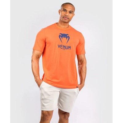 Venum pánské triko Classic Orange/Navy Blue oranžové