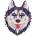 PuzzleOK Wooden puzzles eco 73 Sniezny husky A4