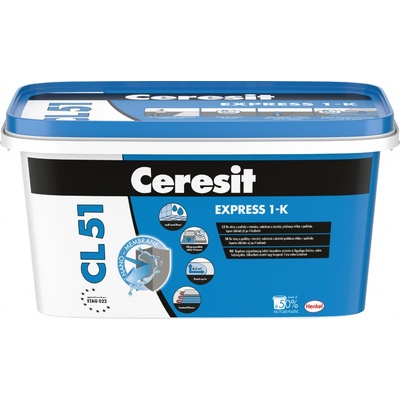 CERESIT CL 51 EXPRESS 1-K jednosložková hydroizolace 5 kg, 5 kg