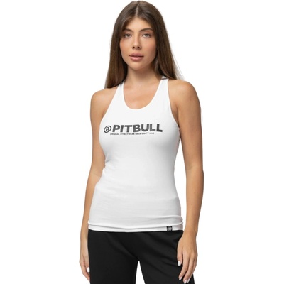 PitBull West Coast dámske tielko Slim Fit Hilltop white
