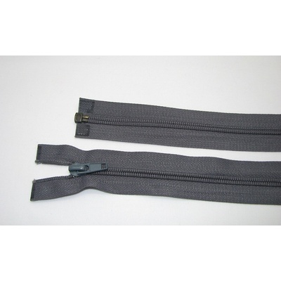 Zips špirála deliteľný 5mm - dĺžka 50cm, farba tmavo šedý