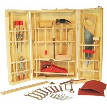 Bigjigs Malý kutil Kufřík s opravdovým nářadím JUNIOR