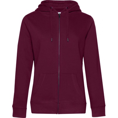 B&C Collection B&C QUEEN ZIPPED HOOD / Дамски суичър с цип - бордо XXL (01W03Qx5505)