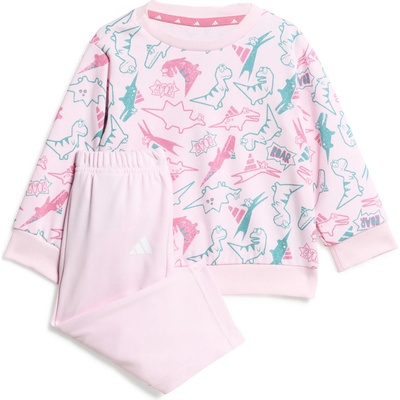 adidas Детски анцунг долнище Adidas Kid's Seas. Essentials Adiraptor FT Jogger Set Tracksuit trousers - Clear Pink - размер 62 (EU) (701-3922-0111)