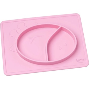 Wee Baby Плато за хранене с две секции Wee Baby - Prime, розово (925)