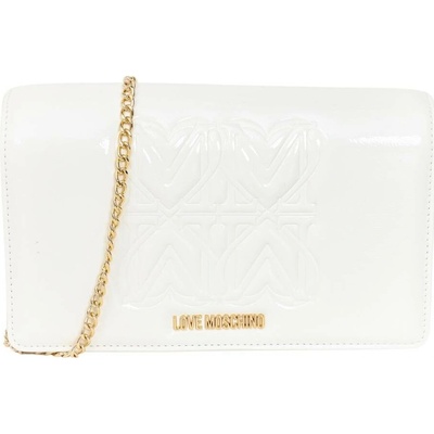 Love Moschino Tangled White crossbody kabelka bílá