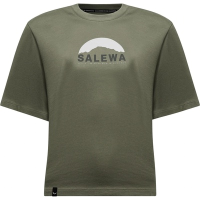 Salewa Дамска тениска Salewa Women's Eagle Sunrise T-Shirt S/S T-shirt - Faded Green - размер 34 (EU) (916-7393-0212)