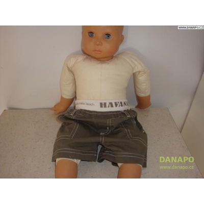 DANAPO Tmavě šedé kraťase