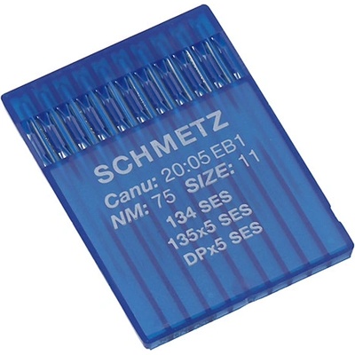 Strojové ihly pre priemyselné šijacie stroje Schmetz 135X5 SES 75
