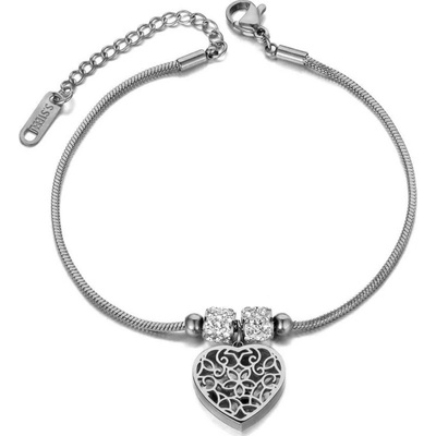 Victoria Filippi Stainless Steel ocelový Millie srdce chirurgická ocel NRB19119-2/18 stříbrná