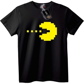 NOONEBRAND Тениска Ретро Pac-Man Пиксел - XS, White