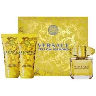 Versace Yellow Diamond Gift Set - EDT 50 ml + Body Lotion 50 ml + Shower Gel 50 ml за жени