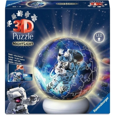 Ravensburger 3D puzzleball Svítící Astronaut 72 ks