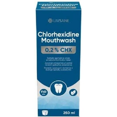LIVSANE s chlorhexidinem 0,2 % 250 ml