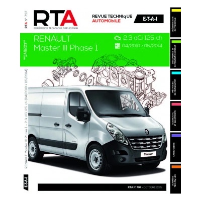 RTA B797 Renault Master III 2.3 dCi 04/2010>Fourgon | Etai