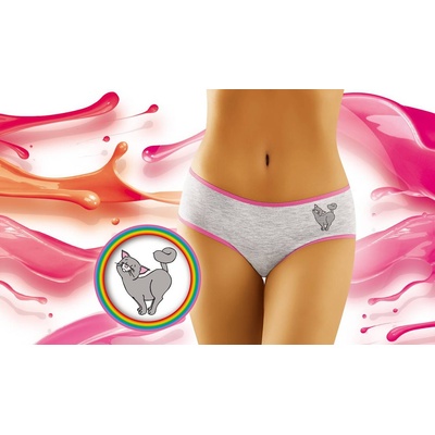 Wol-Bar Бикини Figi-Kicia-2504-MelanV-16098-Melanż - Черен, размер S