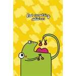 Shkolyaryk Publishing House Love Monster checkered notebook A6 (A6-IC-080-7017K)