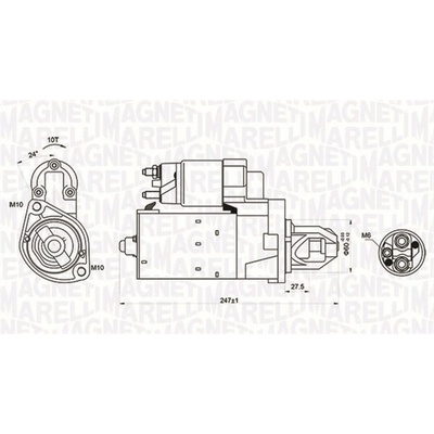 Štartér MAGNETI MARELLI 063721249010