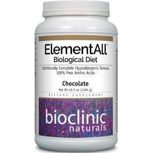 Natural Factors Bioclinic Naturals ElementAll Biological Diet, шоколад, 1404 g, Natural Factors
