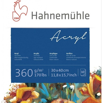 Hahnemühle Doska pre akvarelové farby 360 gr m2 10 listov 30x40 CM