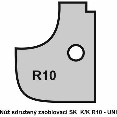 VBD zaoblovací sdružená, K/K R10 - UNI