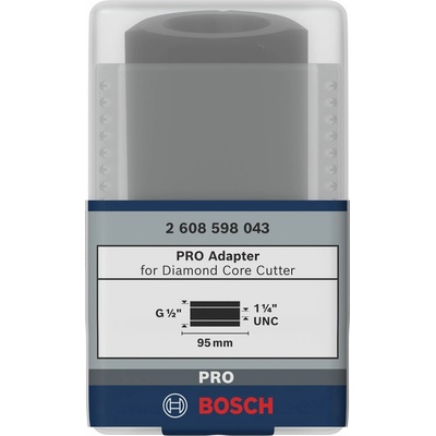 BOSCH Adaptér pro diamantové vrtací korunky 1 1/4" UNC, G 1/2" 2608598043