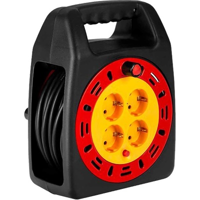 UNI Макара с кабел, 4 гнезда, 25м, 3x1.5, IP20 (UNI-09816)