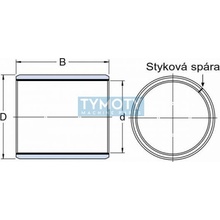SKF PCM 242715 E puzdro klzné, oceľ-PTFE