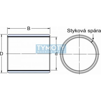 SKF PCM 242715 E puzdro klzné, oceľ-PTFE