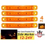  Габарити led Жълт 12-24v 4бр. к-т -894054-2 ('269560)