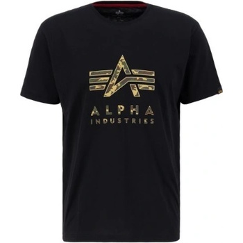 Alpha Industries tričko pánske Camo PP T black