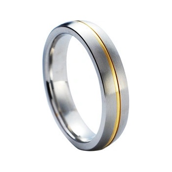 Nubis Pánský snubní prsten ocel NSS1009 6