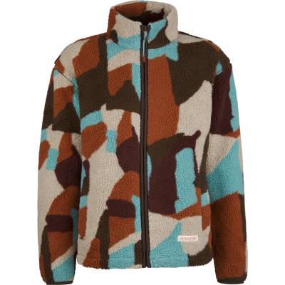 Revolution Мъжко поларено яке Revolution Printed Teddy Jacket Fleece jacket - Brown - размер S (005-5654-0211)