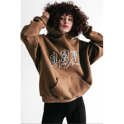 Madmext Дамски суитчър - Кафяв 302052 (302052_Кафяво)