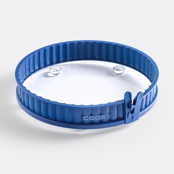 coox Силиконова форма за киш COOX със стъклена основа в син цвят - Ø26 х h4 см (COOX 1609-311)
