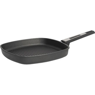 SKK Titanová grilovací hranatá pánev 28 x 28 cm s diamantovým povrchem – hluboká 4 cm