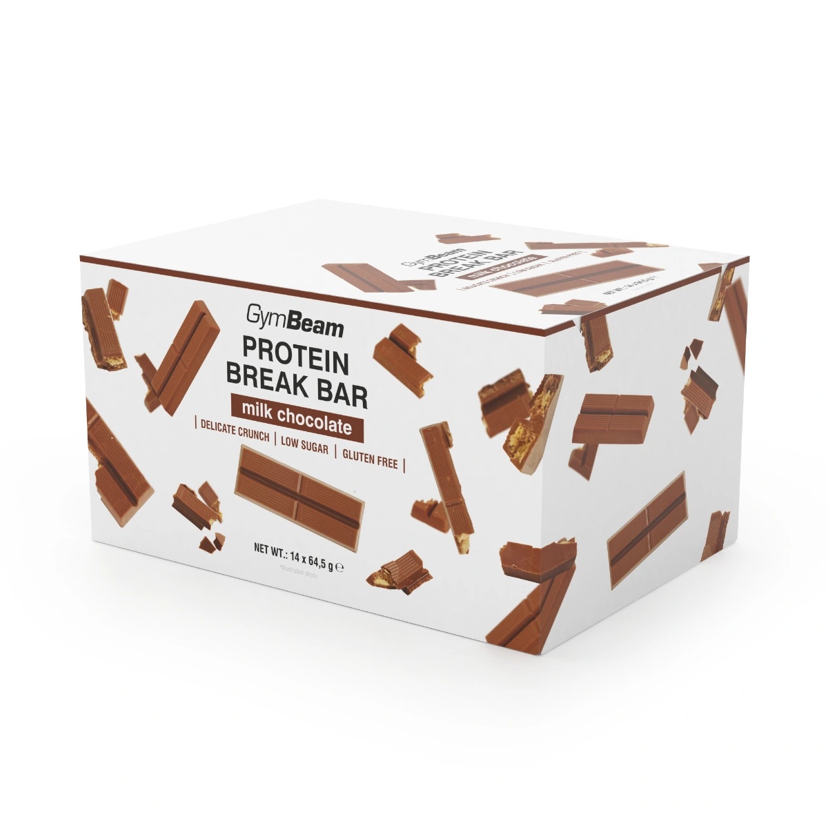GymBeam Protein Break Bar 3pack 14 x 64, 5 g