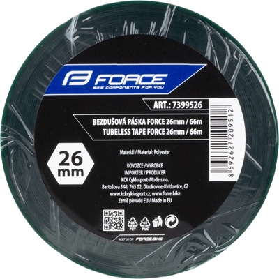 Páska bezdušová ForceTubeless lepící 26 mm x 66 m