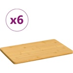 vidaXL Дъски за сервиране 6 бр 22x14x0, 8 см бамбук (352776)