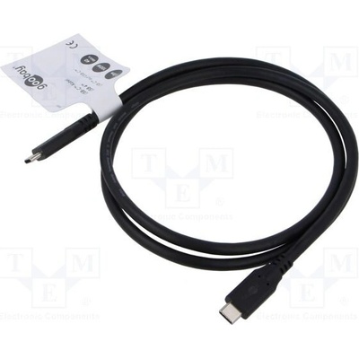 Goobay 74191 USB 4.0, USB C vidlice,z obou stran, 1m, černý