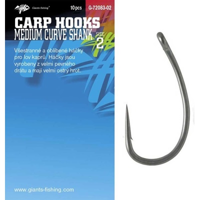 Giants Fishing háček s očkem Carp vel.2 10 ks
